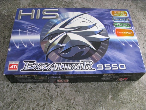 HIS Excalibur ATI Radeon 9550, bild 1