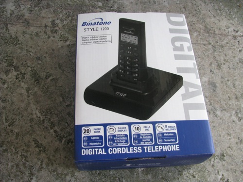 Ny trådlös DECT-telefon, Binatone Style 1200, bild 1