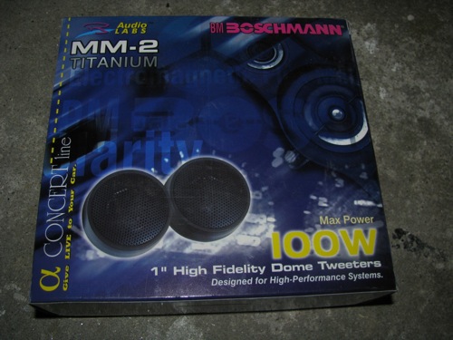 Ett par nya diskanthögtalare, Boschmann MM-2 Titanium, bild 1