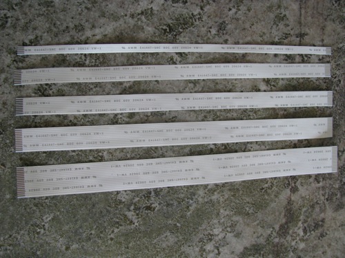 Flatkabel, FFC, 1.25 mm kontaktavst&aring;nd, bild 1