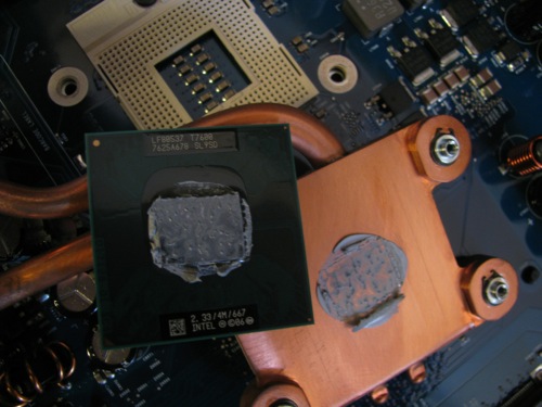 Processor, Intel Core2Duo T7600