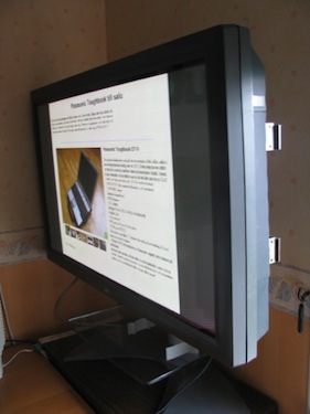 42" plasmask&auml;rm med exklusiv st&auml;llning., bild 1