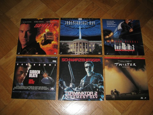 Paket med 6 st Laserdisc-filmer, bild 1