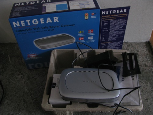 Netgear-router, RP614v2, bild 1