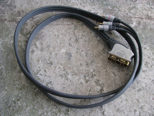 SCART till komponent-adapter.