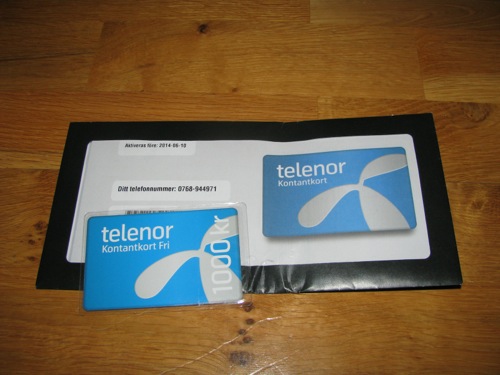 1000 kronors värdecheck för Telenor, bild 1