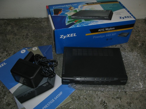ADSL-modem, Zyxel 645 MP